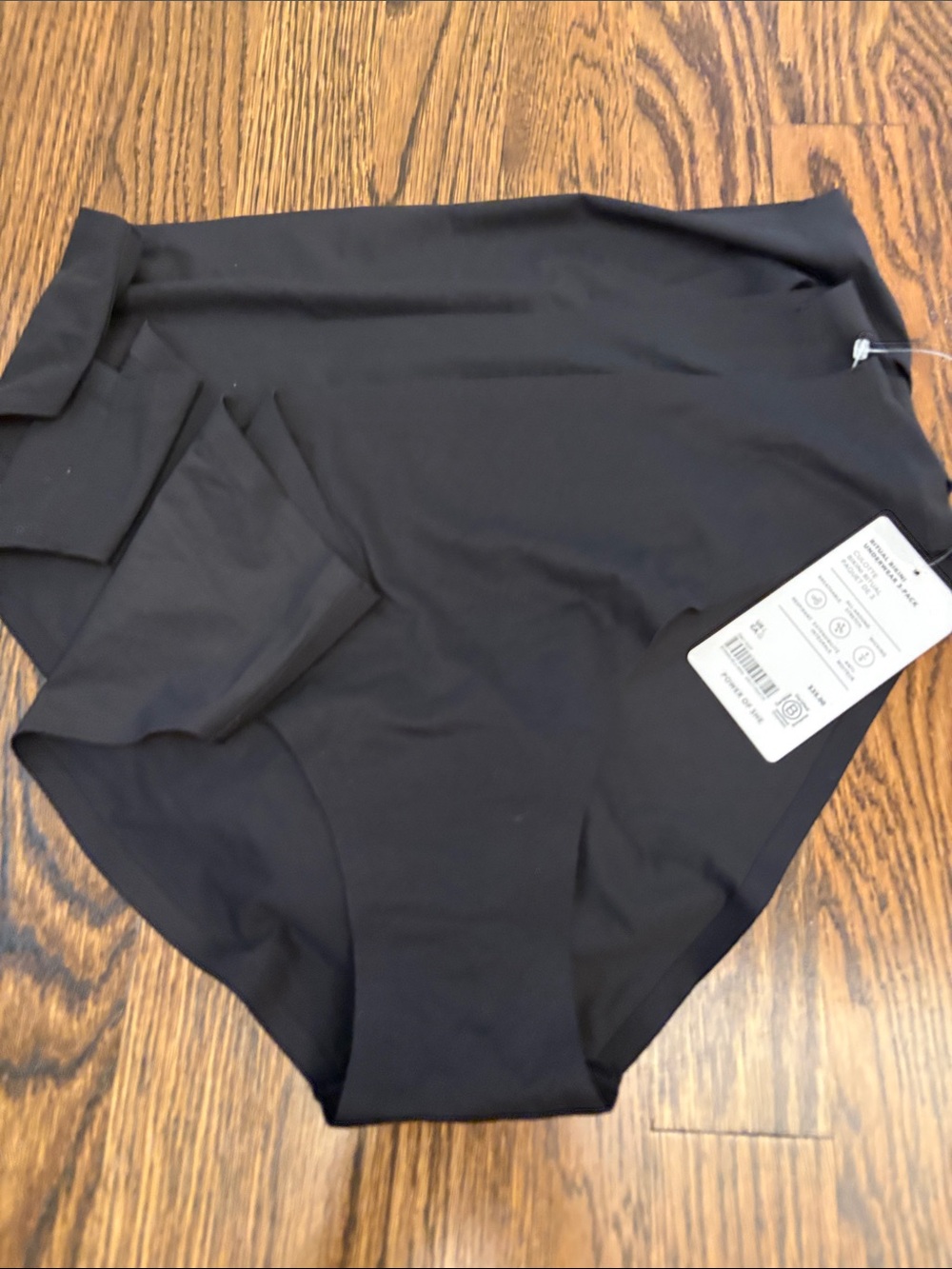 Athleta Black Bikini Underwear 3-Pack. NWT. Size Large